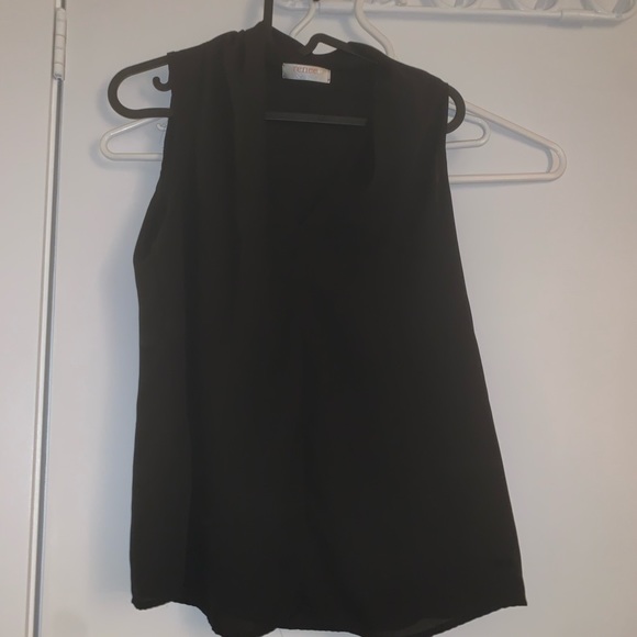 Back V Neck Silk Tank - Picture 1 of 1